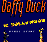 Daffy Duck in Hollywood (Europe) (En,Fr,De,Es,It) Title Screen